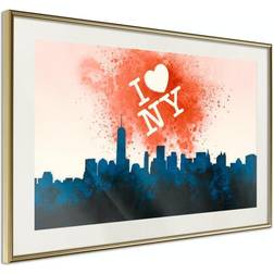 Arkiio Affisch I Love NY [Poster] 30x20 Poster